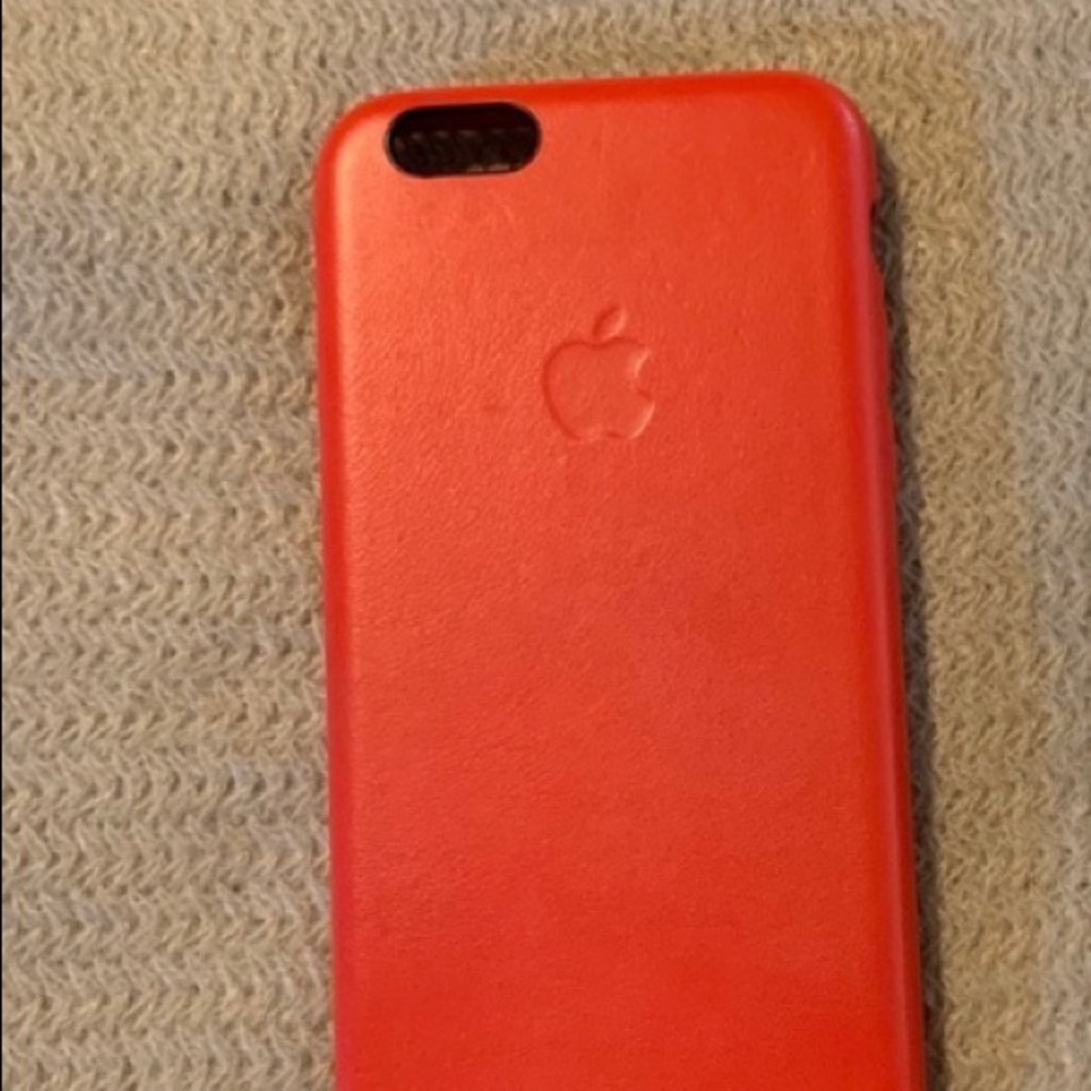 Apple iPhone 6/6s Leather Case Product (RED)